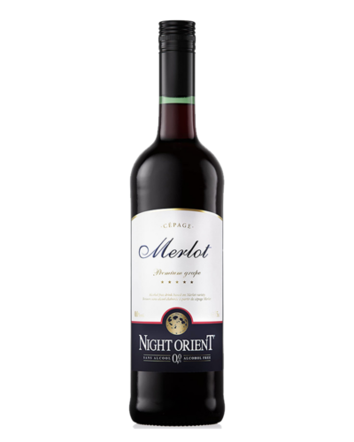 MERLOT 75 CL BOISSON SANS ALCOOL À BASE DE VIN ROUGE DÉSALCOOLISÉ