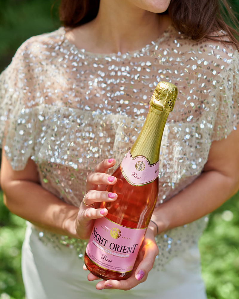 ROSÉ 75 CL BOISSON PÉTILLANTE SANS ALCOOL À BASE DE VIN ROSÉ DÉSALCOOLISÉ